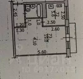 1-к кв. Орловская область, Орел Комсомольская ул., 194 (30.4 м) - Фото 1