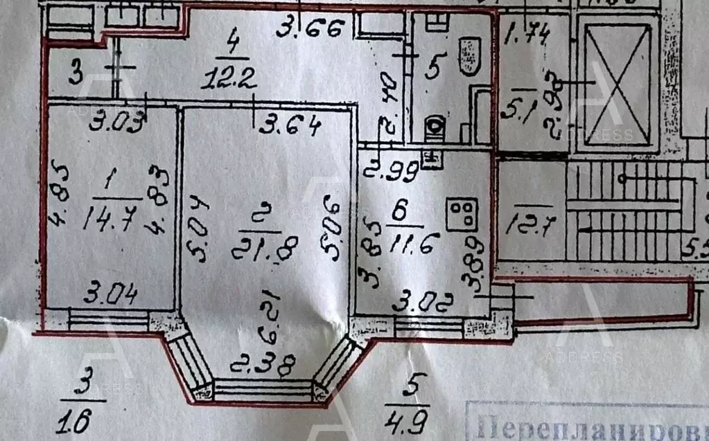 2-к кв. Санкт-Петербург Торжковская ул., 13К1 (66.8 м) - Фото 1