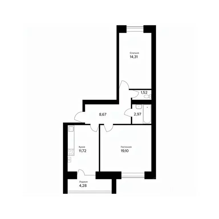 2-к кв. Ярославская область, Ярославль пос. Норское, Норские ... - Фото 1