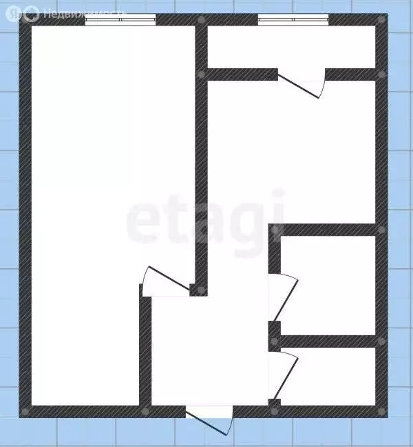 1-комнатная квартира: Казань, улица Восстания, 101 (38 м) - Фото 0