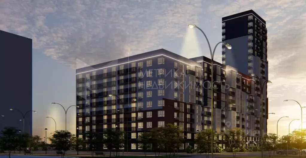 Студия Тюменская область, Тюмень ул. Краснооктябрьская, 16к1 (19.73 м) - Фото 2