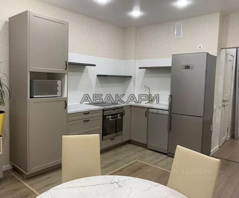 2-к кв. Красноярский край, Красноярск Северное ш., 48А (69.0 м) - Фото 0