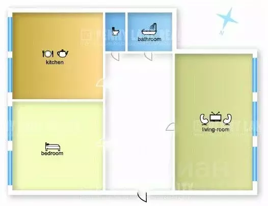 2-к кв. Москва Тверская ул., 6С1 (62.0 м) - Фото 2