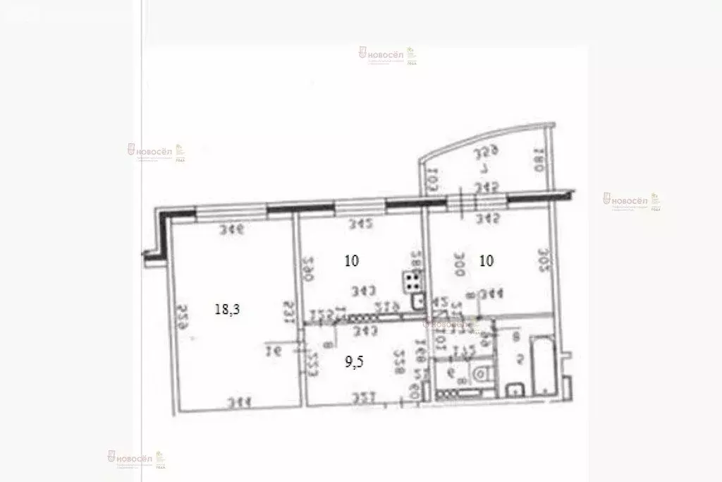 2-комнатная квартира: Екатеринбург, Родонитовая улица, 23А (53 м) - Фото 1
