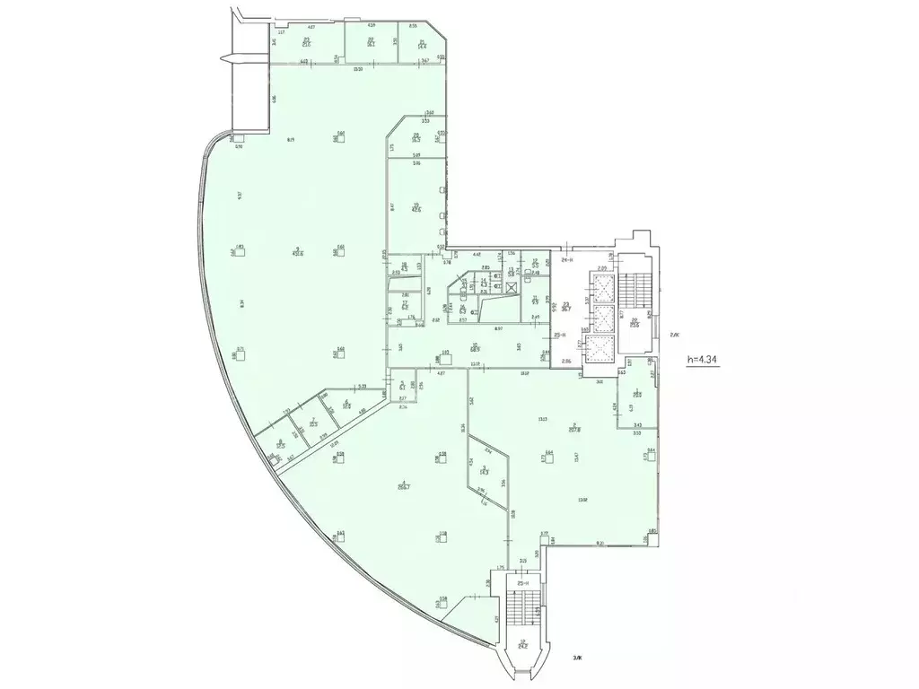 Офис в Санкт-Петербург Звездная ул., 1 (1227 м) - Фото 2