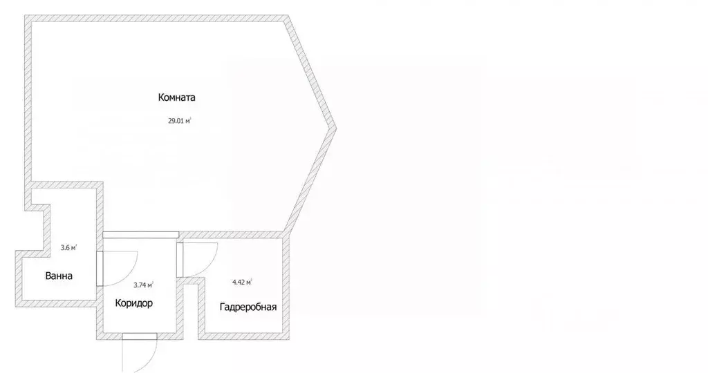 Квартира, студия, 34.7 м - Фото 1