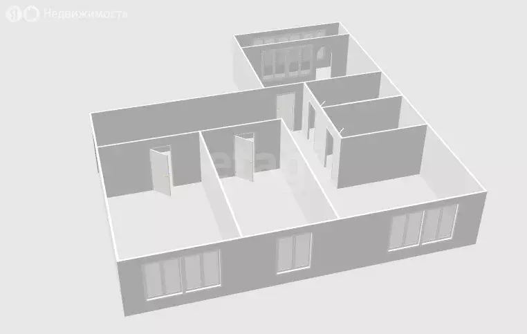 3-комнатная квартира: посёлок городского типа Шахтёрск, улица Мира, 43 ... - Фото 1