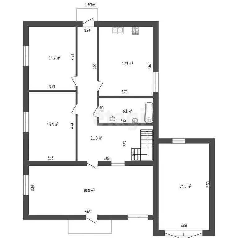 Дом в Новый Уренгой, ТСН Дружба, 1-й Дружный проезд (280 м) - Фото 2