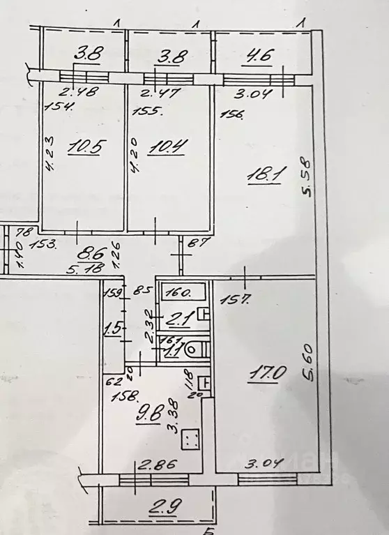 4-к кв. Самарская область, Самара просп. Карла Маркса, 487 (80.0 м) - Фото 0