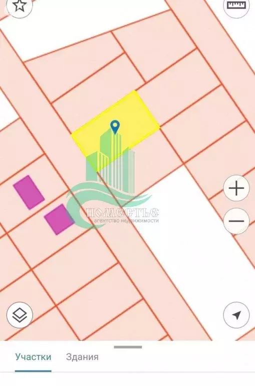 Участок в Береговое, Сельская улица (21.4 м) - Фото 1