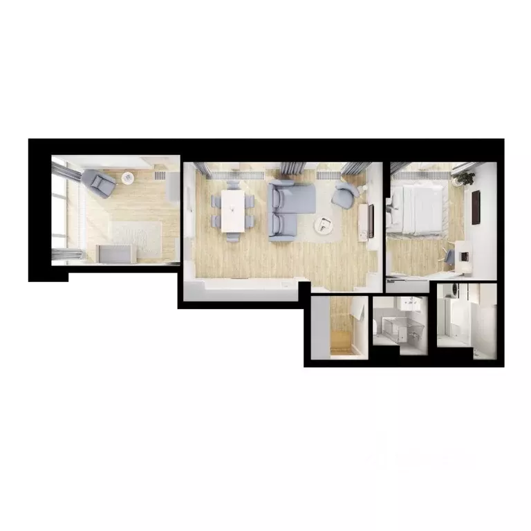 2-к кв. Москва Котляковская ул., 9 (63.3 м) - Фото 2