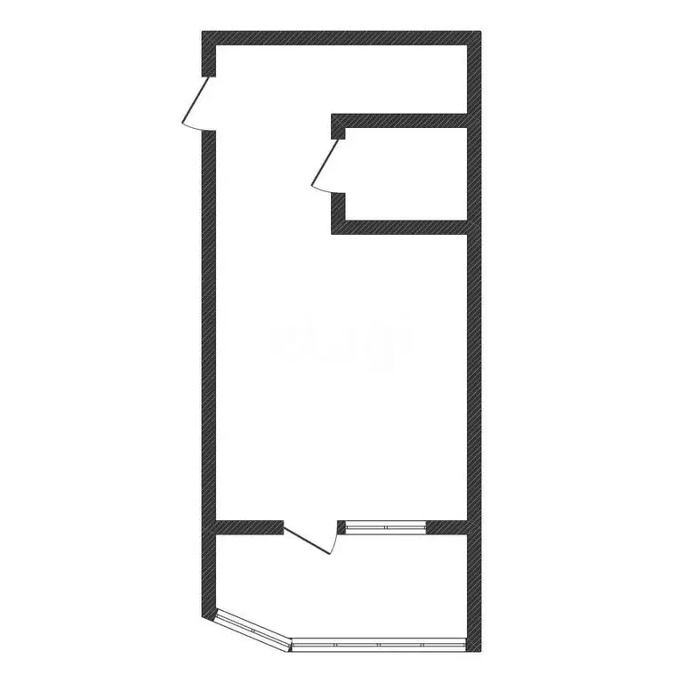 Квартира-студия: Тверь, улица Склизкова, 116к6 (28.5 м) - Фото 1