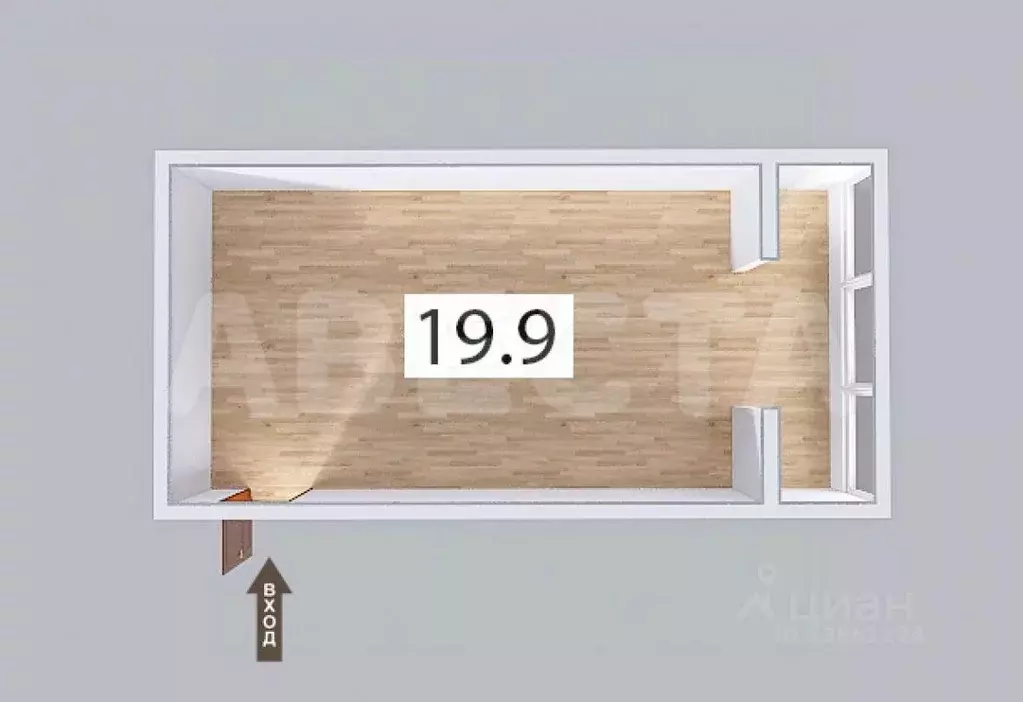 Комната Омская область, Омск Городок Нефтяников мкр, ул. 22 Апреля, 52 ... - Фото 2