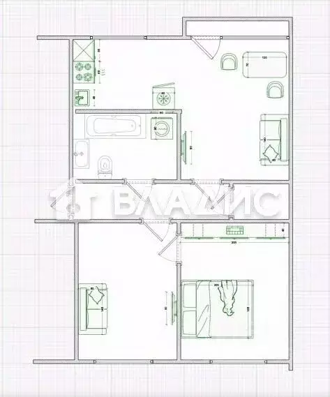 3-к кв. Пензенская область, Пенза ул. Мира, 41 (62.2 м) - Фото 2