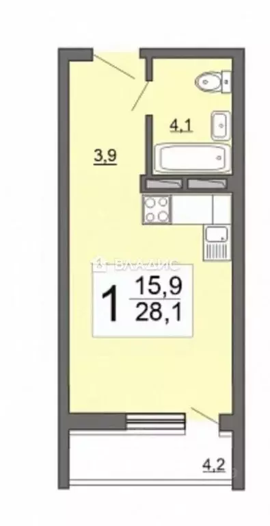 Студия Пензенская область, Пензенский район, Засечный сельсовет, с. ... - Фото 2