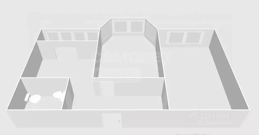 2-к кв. Оренбургская область, Оренбург ул. Поляничко, 10 (57.04 м) - Фото 2