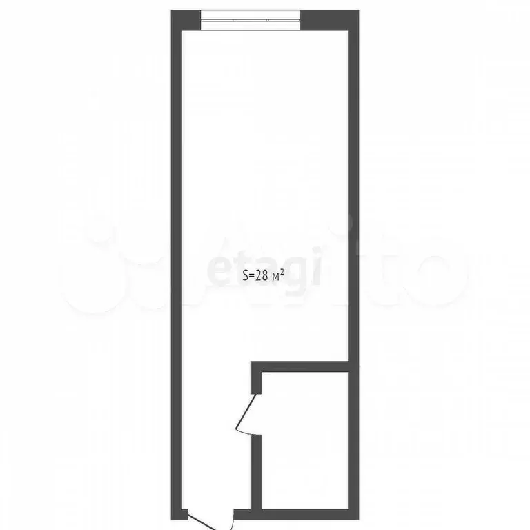 Квартира-студия, 28 м, 7/7 эт. - Фото 0