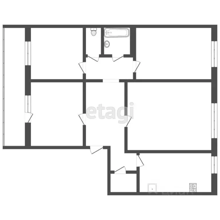 4-к кв. Мордовия, Саранск Большевистская ул., 111Б (138.0 м) - Фото 1