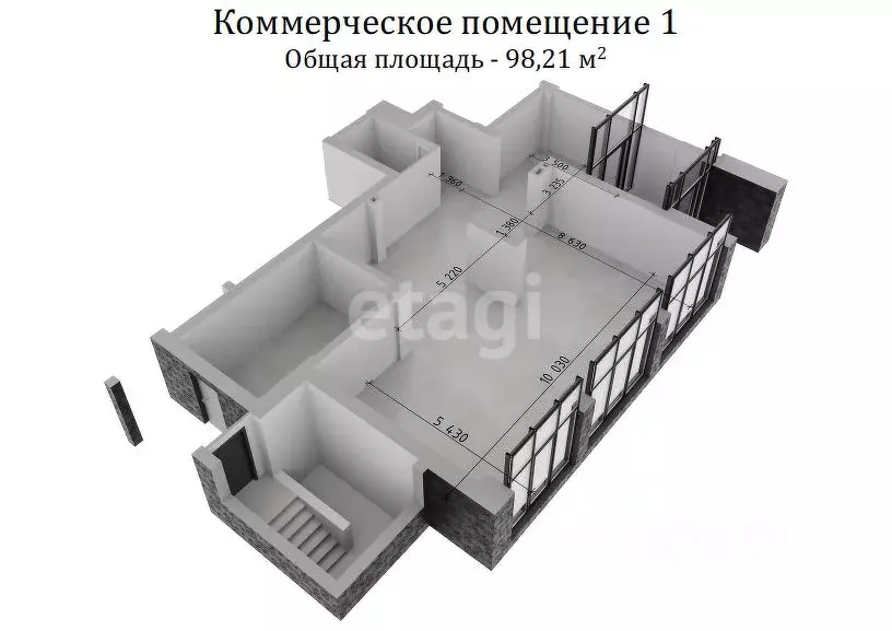 Помещение свободного назначения в Брянская область, Брянск Рассвет-2 ... - Фото 1