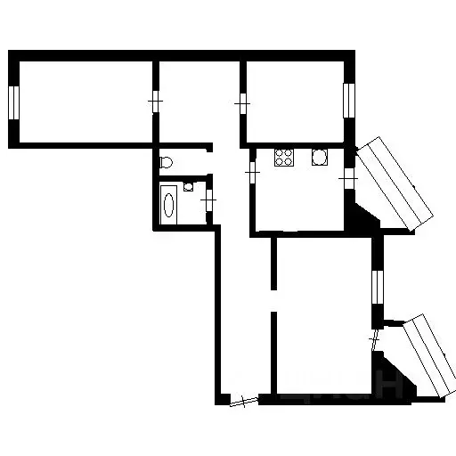 4-к кв. Татарстан, Казань ул. Гаврилова, 20А (76.4 м) - Фото 1