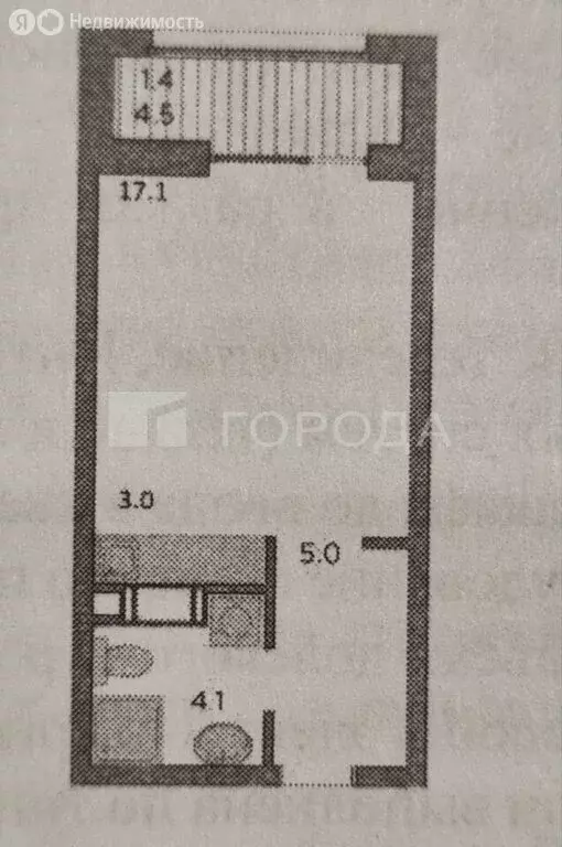 Квартира-студия: Новосибирск, Красный проспект, 220 (34 м) - Фото 0