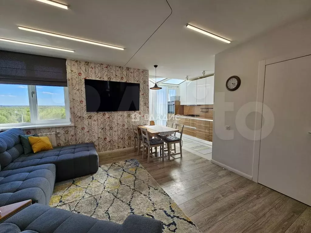 3-к. квартира, 83,5 м, 3/4 эт. - Фото 1