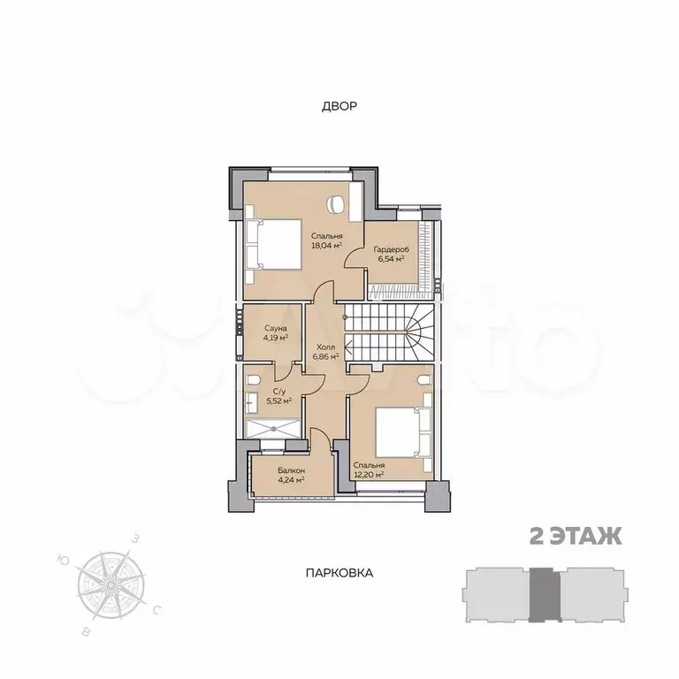 3-к. квартира, 125,4 м, 1/1 эт. - Фото 1