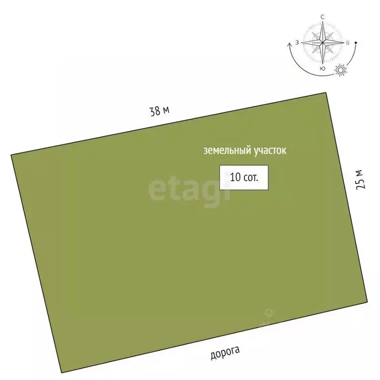 Участок в Севастополь с. Тыловое, ул. Лесная, 57 (10.0 сот.) - Фото 1
