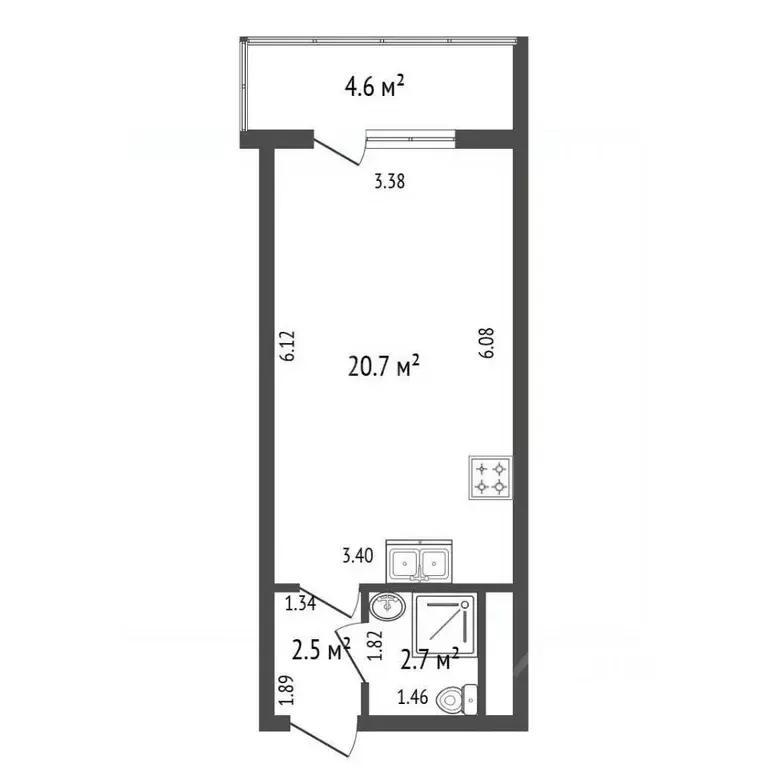 Студия Ленинградская область, Всеволожский район, Заневское городское ... - Фото 2