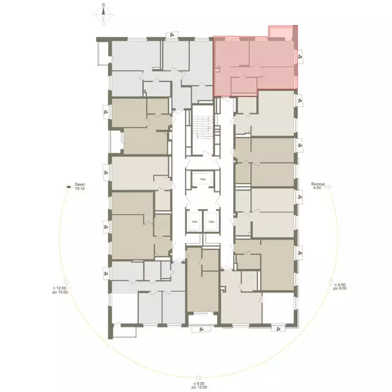 2-к кв. Башкортостан, Уфа Родина Парк жилой комплекс (56.0 м) - Фото 2