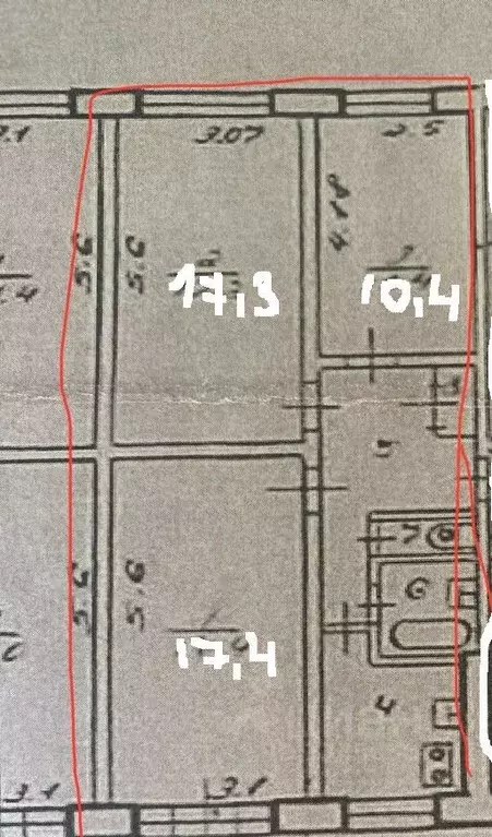 3-к кв. Коми, Сыктывкар ул. Старовского, 34 (60.7 м) - Фото 1