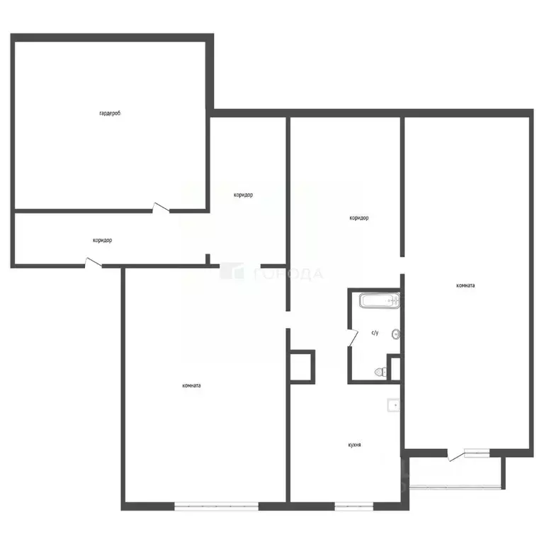4-к кв. Кемеровская область, Новокузнецк ул. Новоселов, 35 (114.9 м) - Фото 2