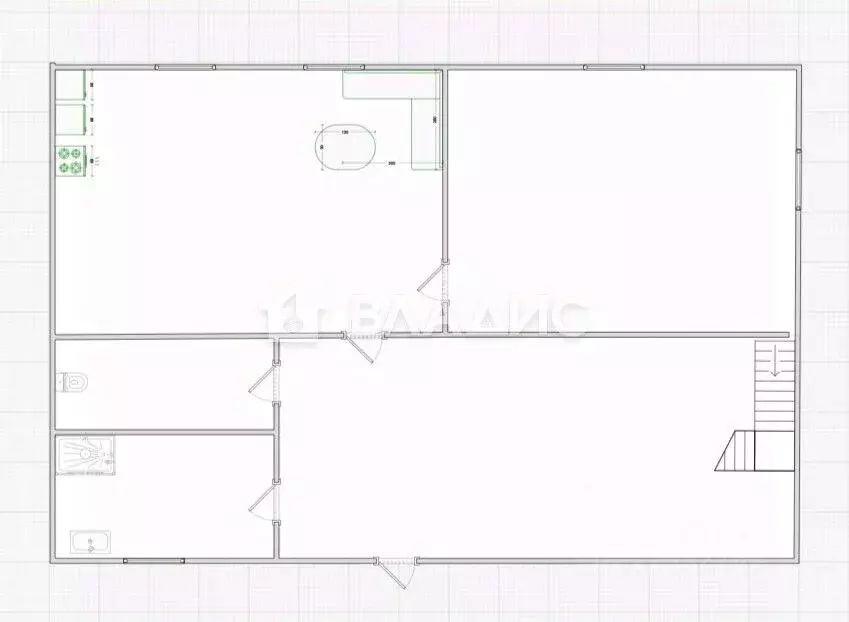 Дом в Пензенская область, Бессоновский район, с. Чемодановка ул. ... - Фото 2