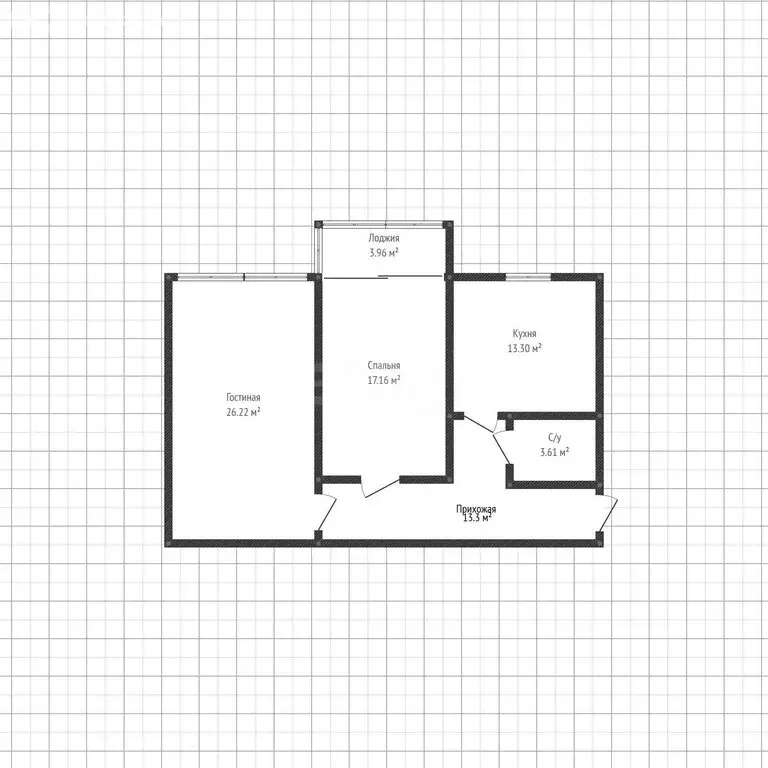 2-комнатная квартира: Каспийск, Западная улица, 2 (82 м) - Фото 1