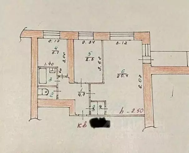 2-к кв. Татарстан, Набережные Челны пос. ГЭС, наб. Габдуллы Тукая, 9 ... - Фото 2