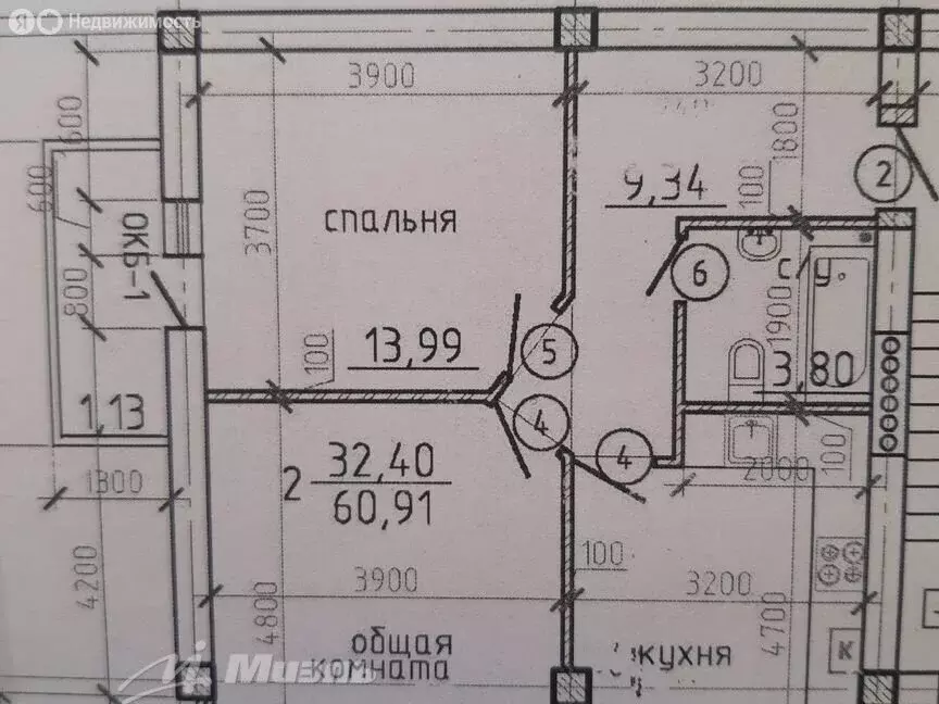 2-комнатная квартира: Севастополь, улица Челюскинцев, 57/1 (62 м) - Фото 0