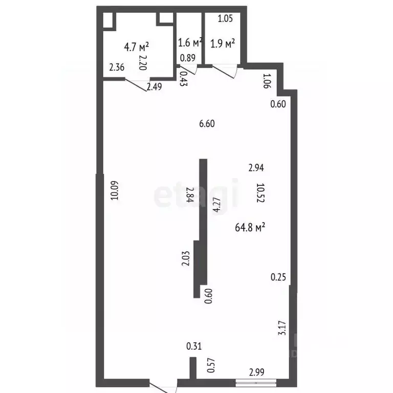 Помещение свободного назначения в Санкт-Петербург пос. Шушары, ... - Фото 2