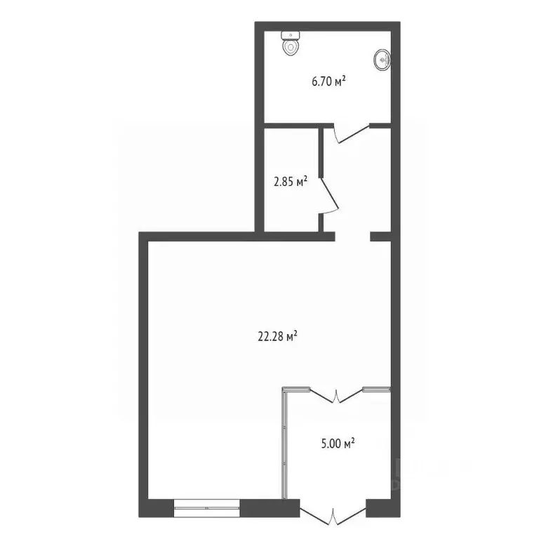 Офис в Красноярский край, Красноярск ул. 1-я Хабаровская, 7 (46 м) - Фото 2