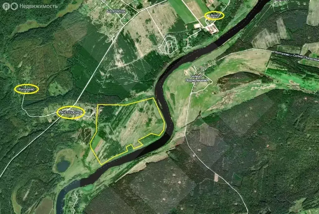 Участок в Тверская область, Старицкий муниципальный округ, деревня ... - Фото 1