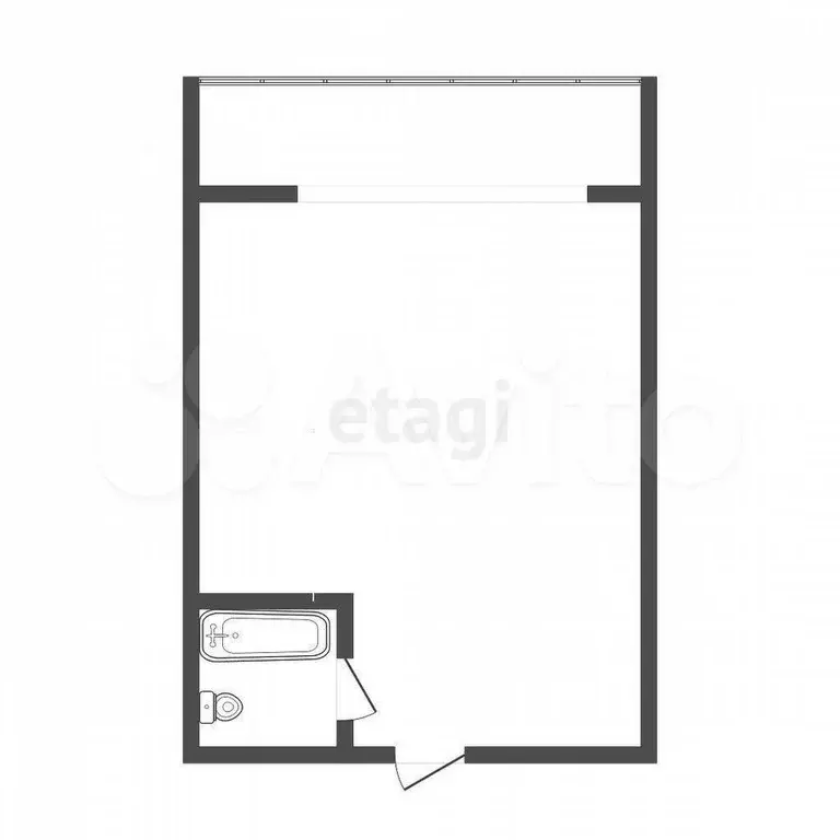 Квартира-студия, 15 м, 1/8 эт. - Фото 0
