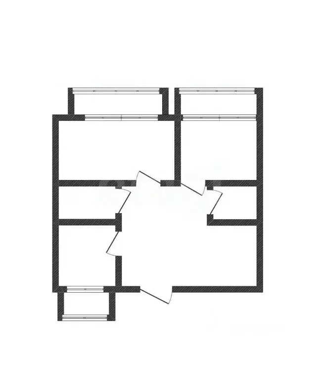 3-к кв. Курская область, Курск ул. Перекальского, 11 (110.0 м) - Фото 2