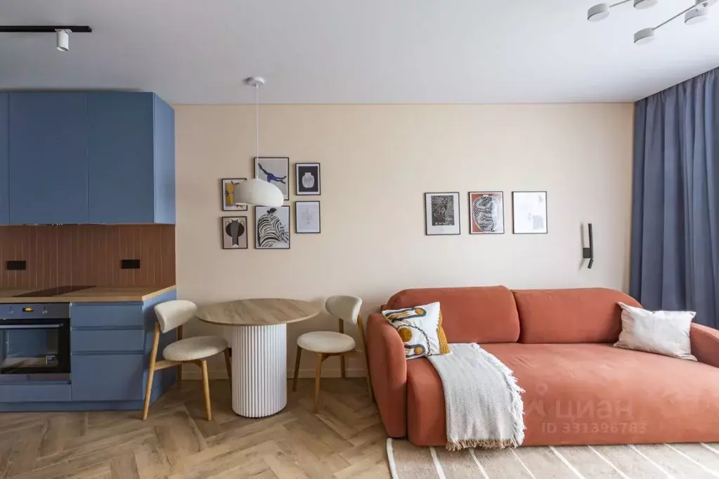 Студия Москва Кронштадтский бул., 9к3 (28.0 м) - Фото 1