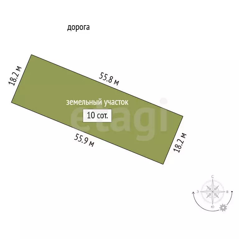 Участок в Калиновка, улица Ленина (10 м) - Фото 1