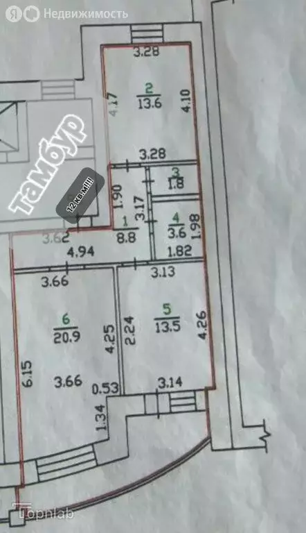 2-комнатная квартира: Орёл, 2-я Посадская улица, 4 (75 м) - Фото 1