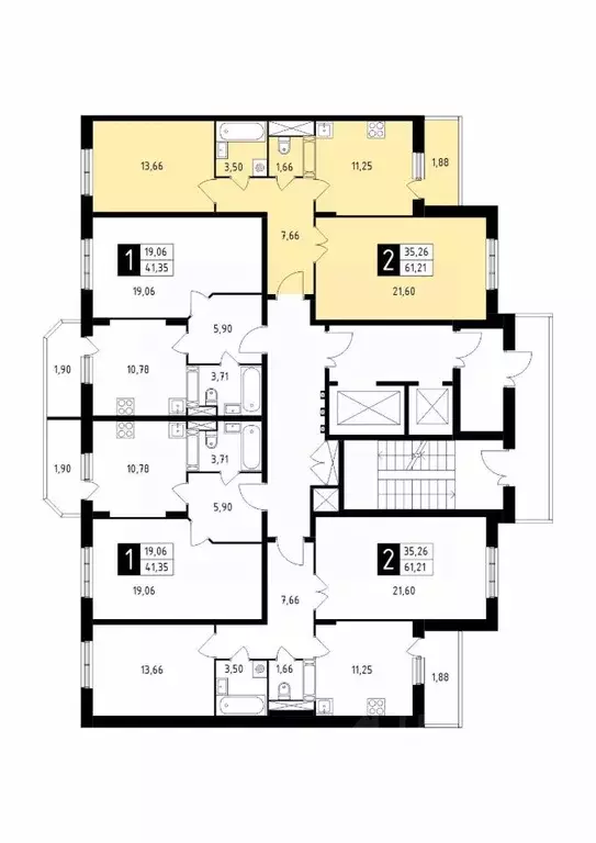 2-к кв. Московская область, Подольск Климовск мкр, ул. Школьная, 41 ... - Фото 1