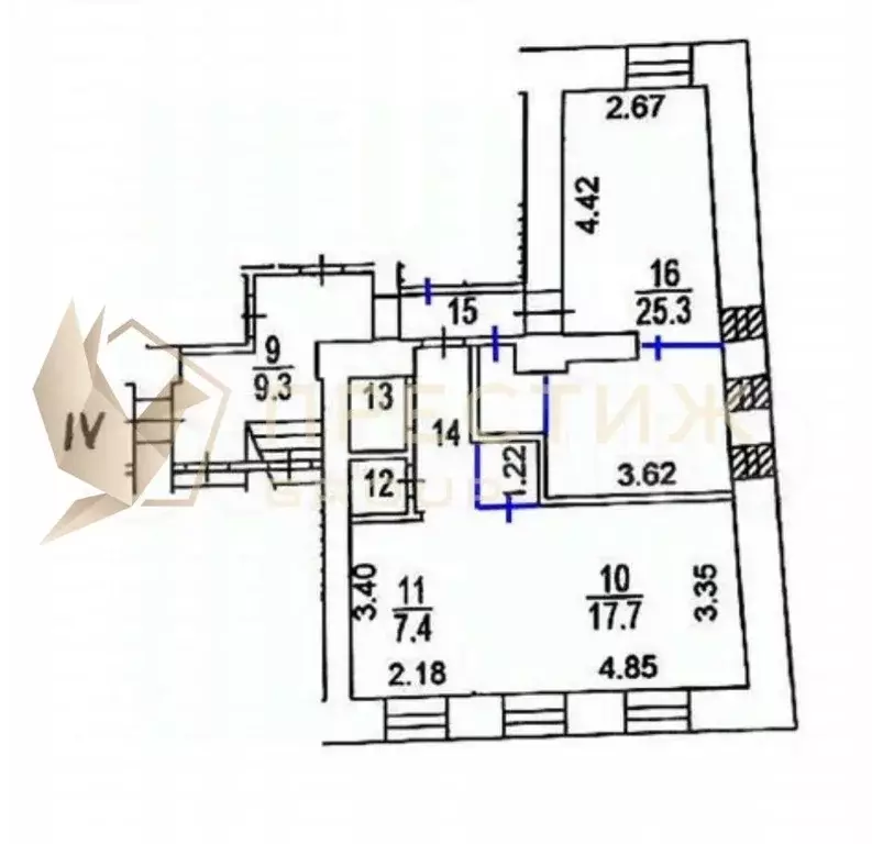 Помещение свободного назначения в Москва ул. Тимура Фрунзе, 18 (68 м) - Фото 2