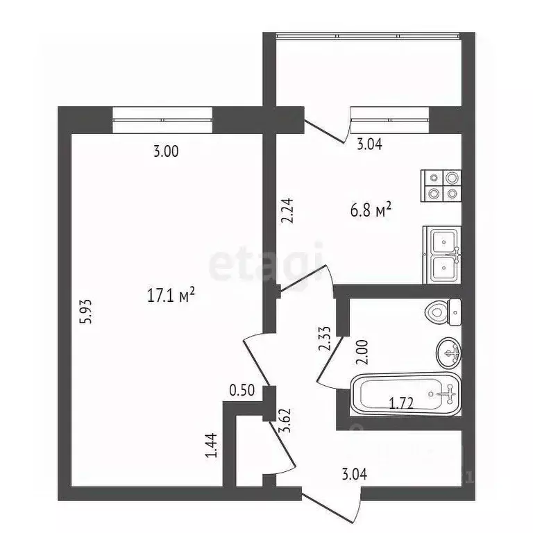 1-к кв. Марий Эл, Йошкар-Ола Ленинский просп., 20 (36.7 м) - Фото 0