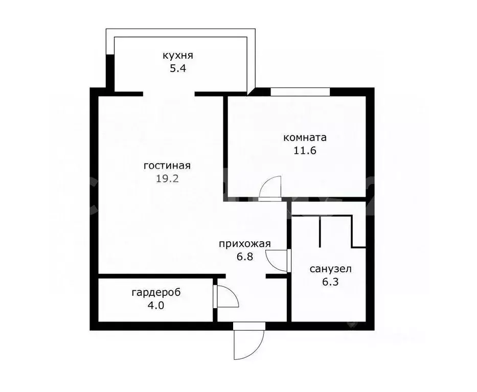 2-к кв. Москва Мичуринский просп., 34 (53.0 м) - Фото 2