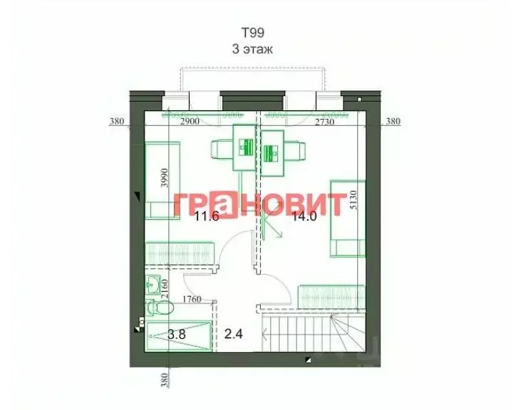 Таунхаус в Новосибирская область, Новосибирский район, Мичуринский ... - Фото 1