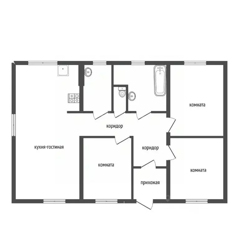 Дом в Воронежская область, Воронеж ул. Приозерная, 34 (119 м) - Фото 1